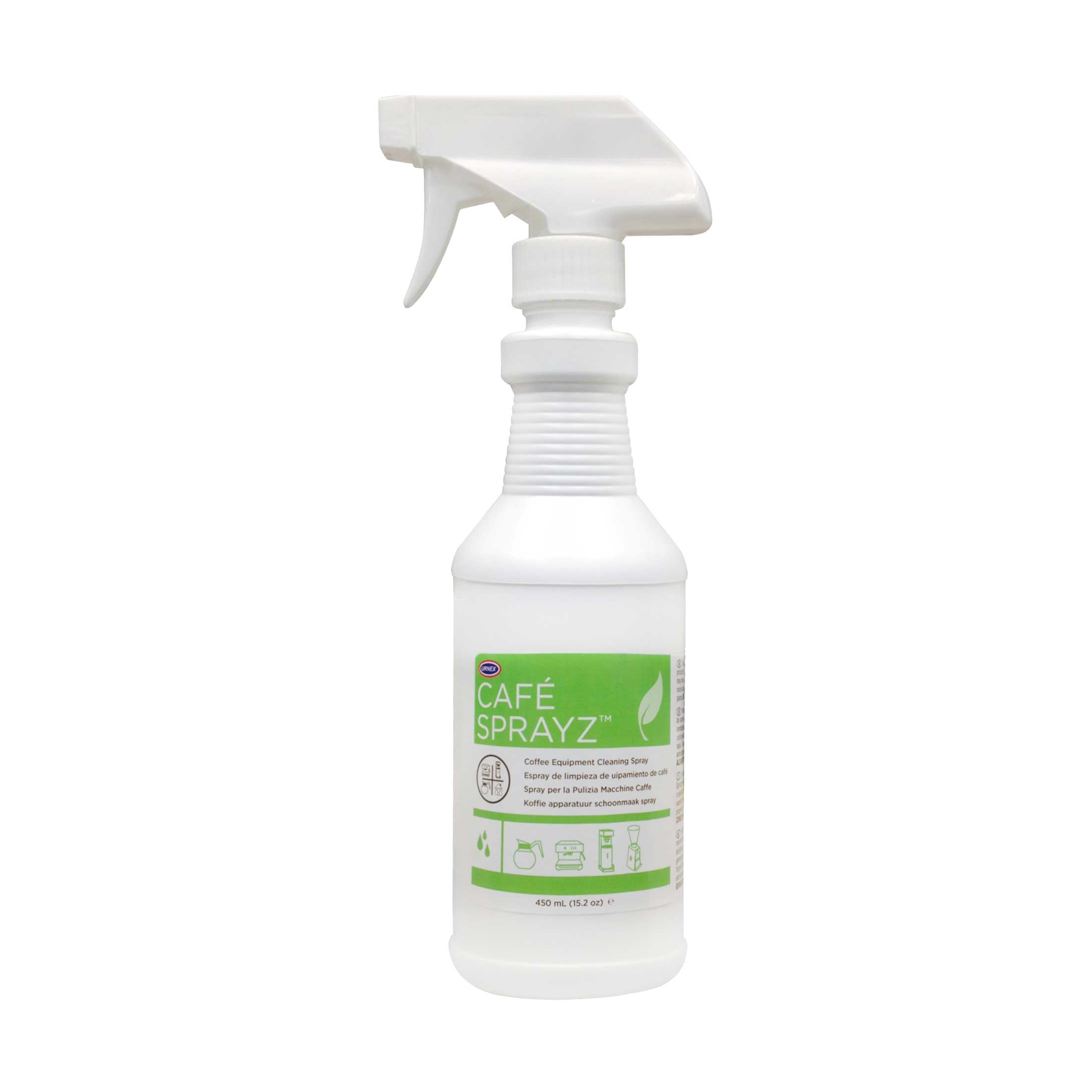 Urnex Café Sprayz – Plant-Based Coffee Equipment Cleaner – 15.2 fl oz